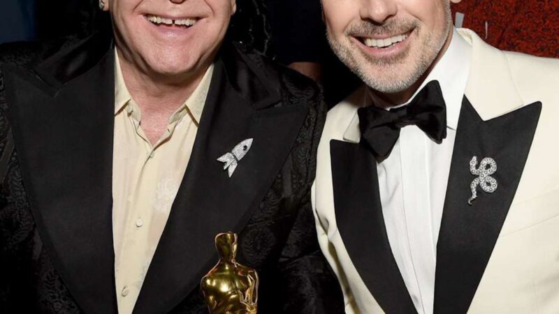 Elton John e o marido, David Furnish - Foto: Getty Images