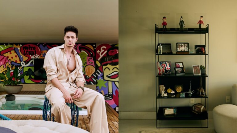 Youtuber e empresário de 28 anos revela acervo de relíquias inestimáveis em sua nova cobertura