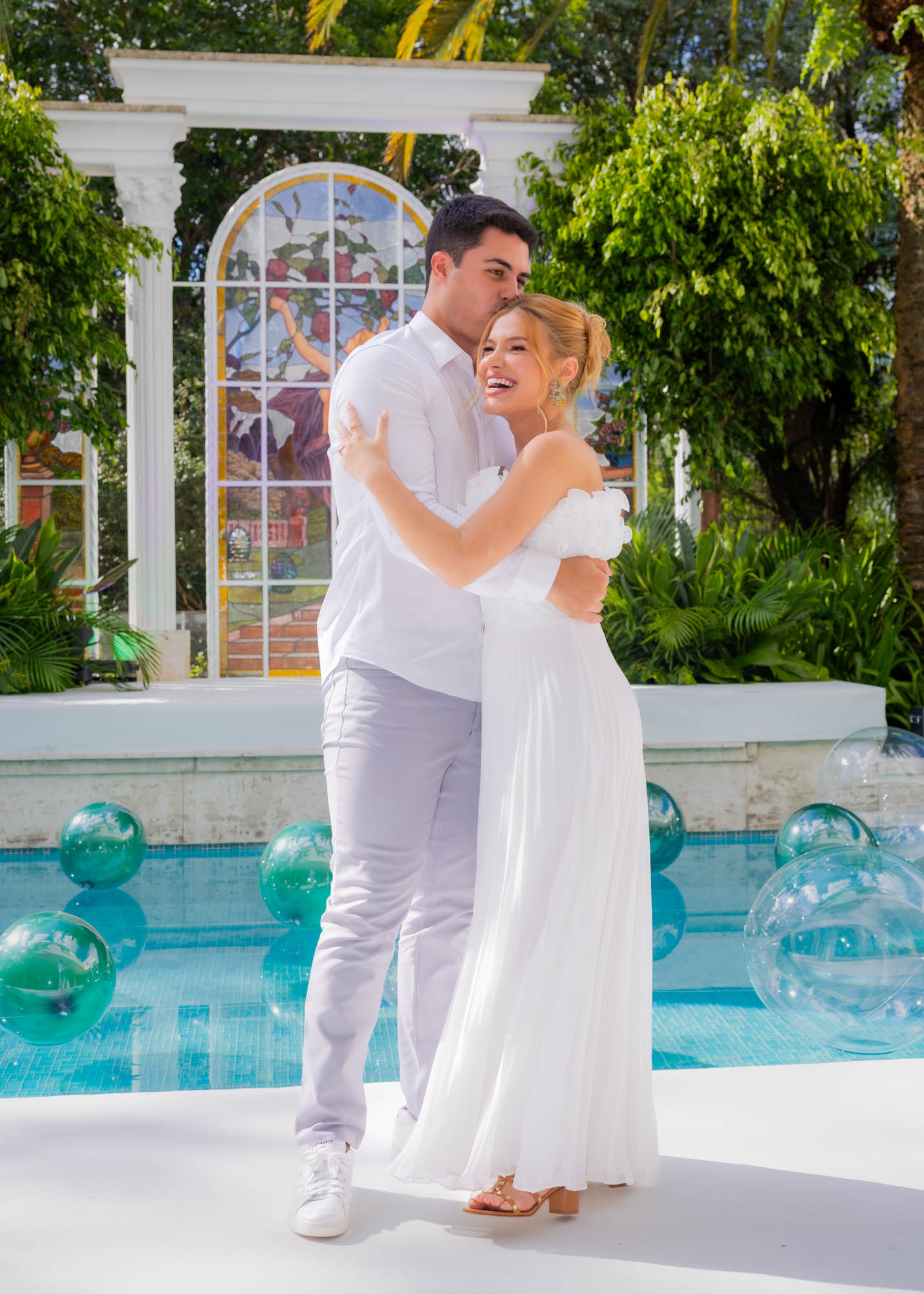 Chá revelação do bebê de Luigi César e Júlia Vieira - Foto: Manuela Scarpa/Brazil News