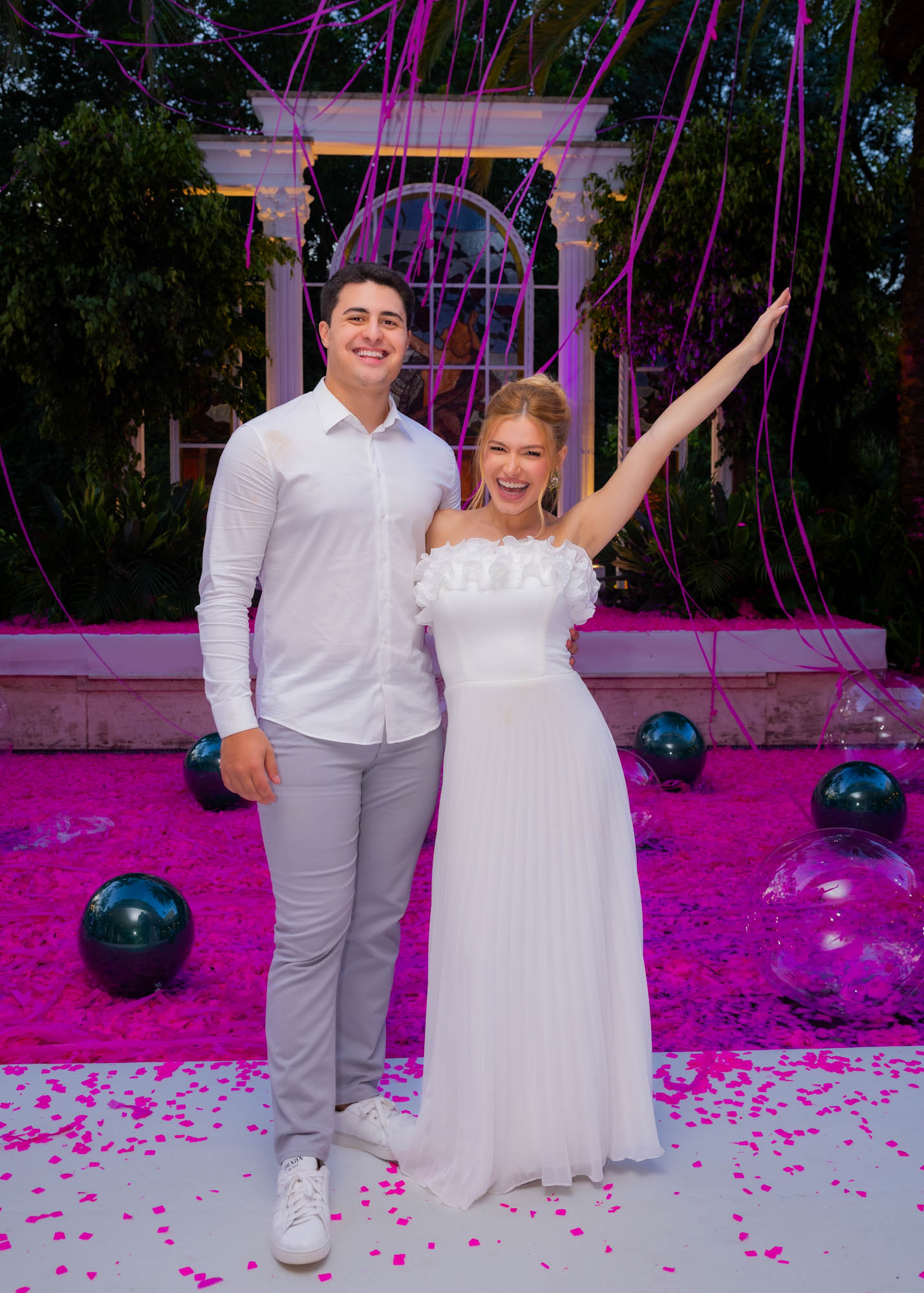Chá revelação do bebê de Luigi César e Júlia Vieira - Foto: Manuela Scarpa/Brazil News