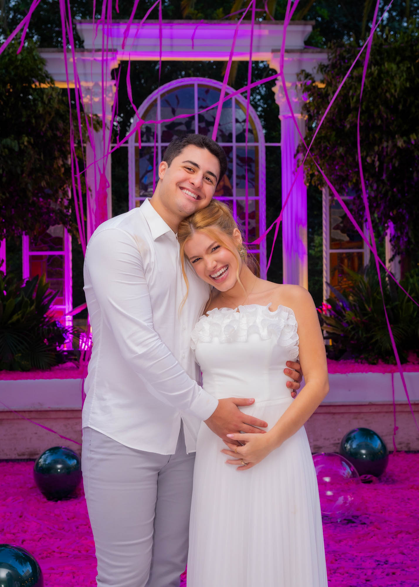 Chá revelação do bebê de Luigi César e Júlia Vieira - Foto: Manuela Scarpa/Brazil News