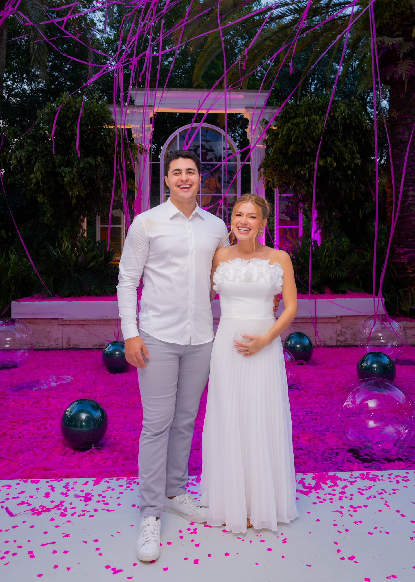 Chá revelação do bebê de Luigi César e Júlia Vieira - Foto: Manuela Scarpa/Brazil News