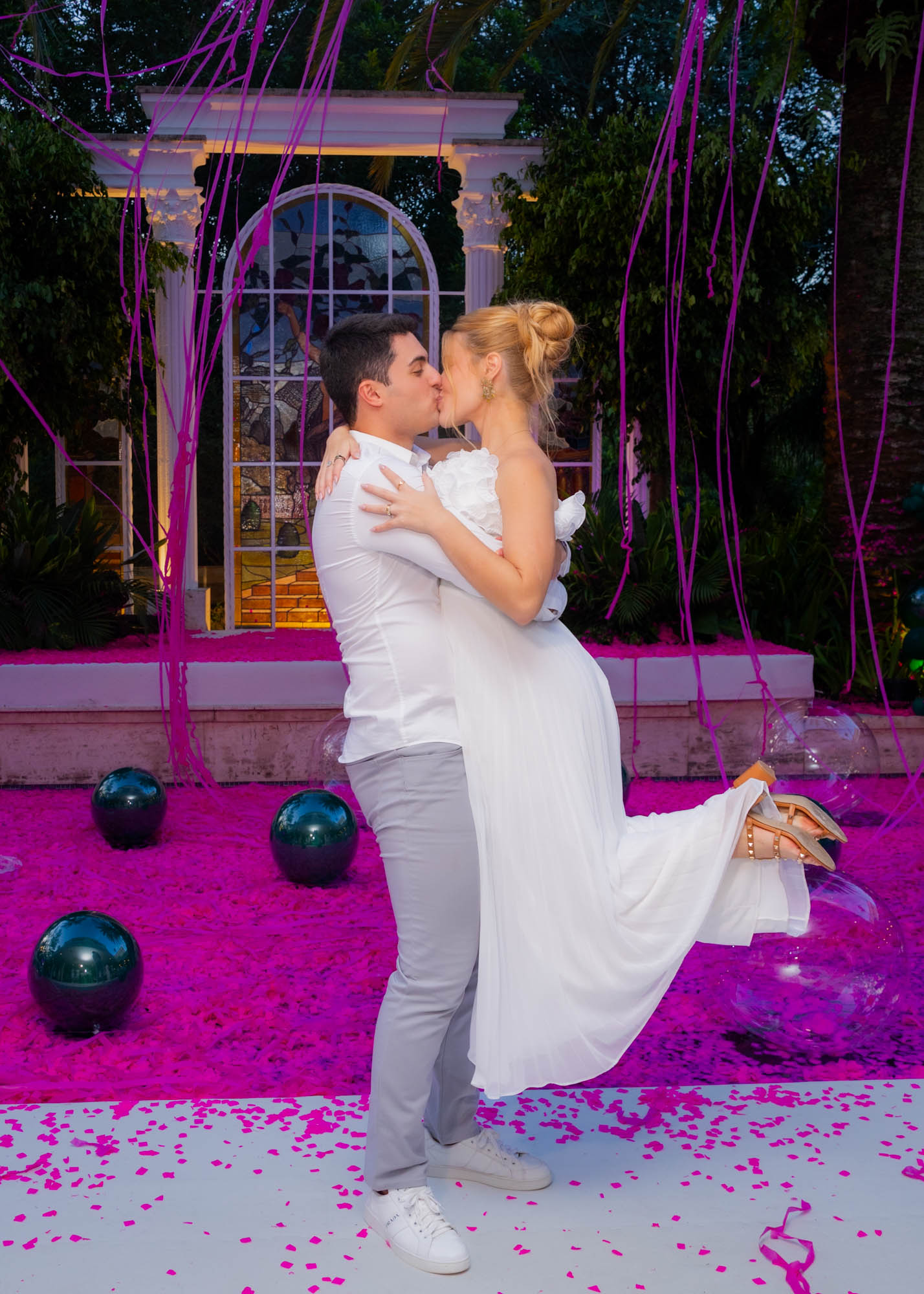 Chá revelação do bebê de Luigi César e Júlia Vieira - Foto: Manuela Scarpa/Brazil News