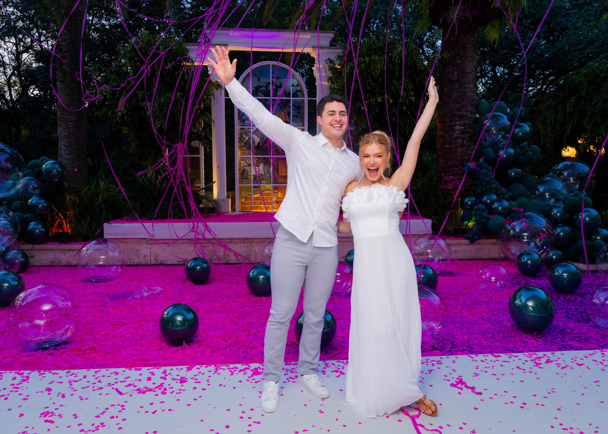 Chá revelação do bebê de Luigi César e Júlia Vieira - Foto: Manuela Scarpa/Brazil News