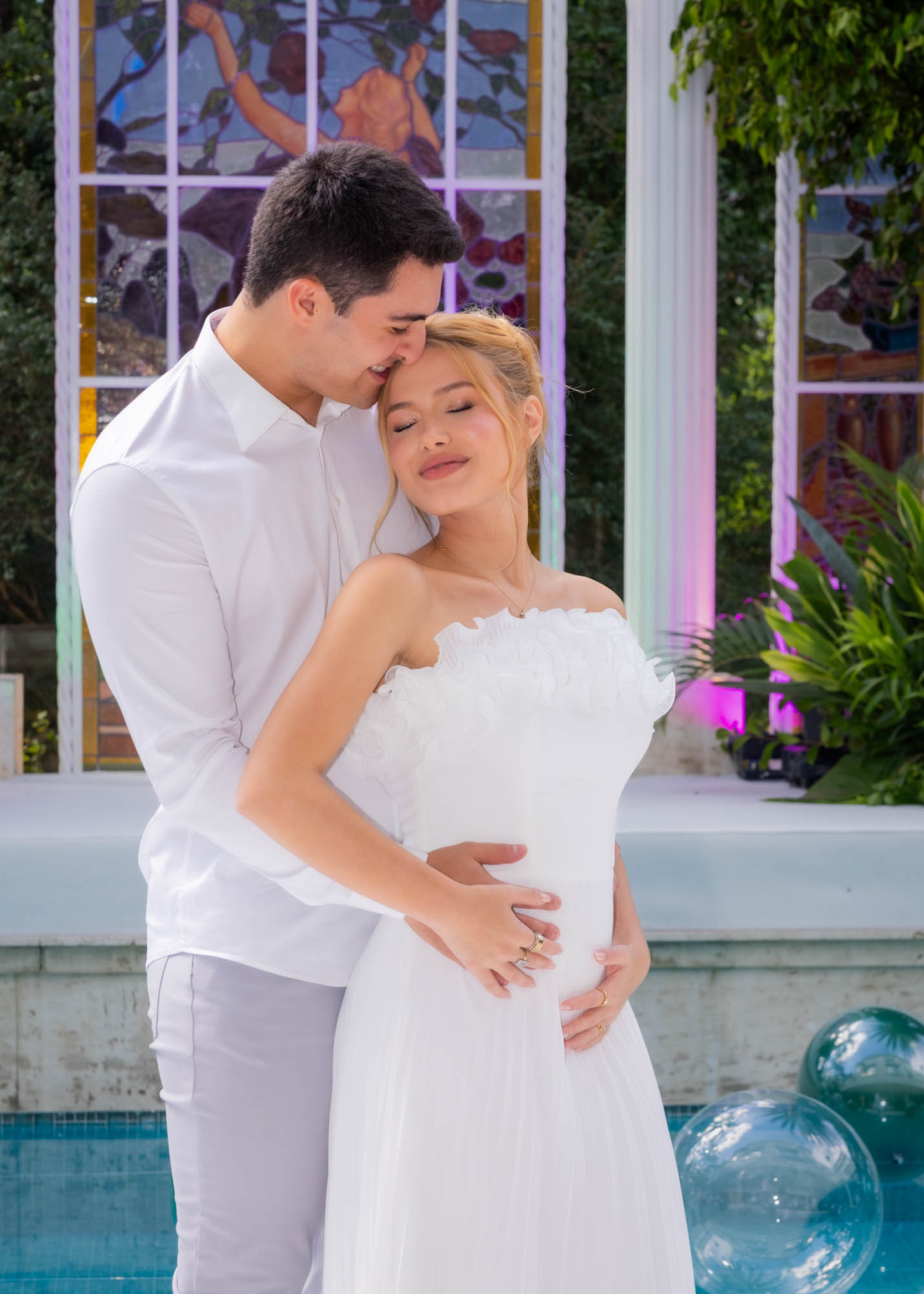 Chá revelação do bebê de Luigi César e Júlia Vieira - Foto: Manuela Scarpa/Brazil News
