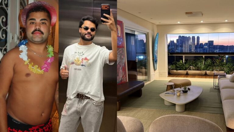 Aos 30 anos, influenciador amigo de Virginia Fonseca vive em apartamento de luxo com cinema e estúdio de gravação