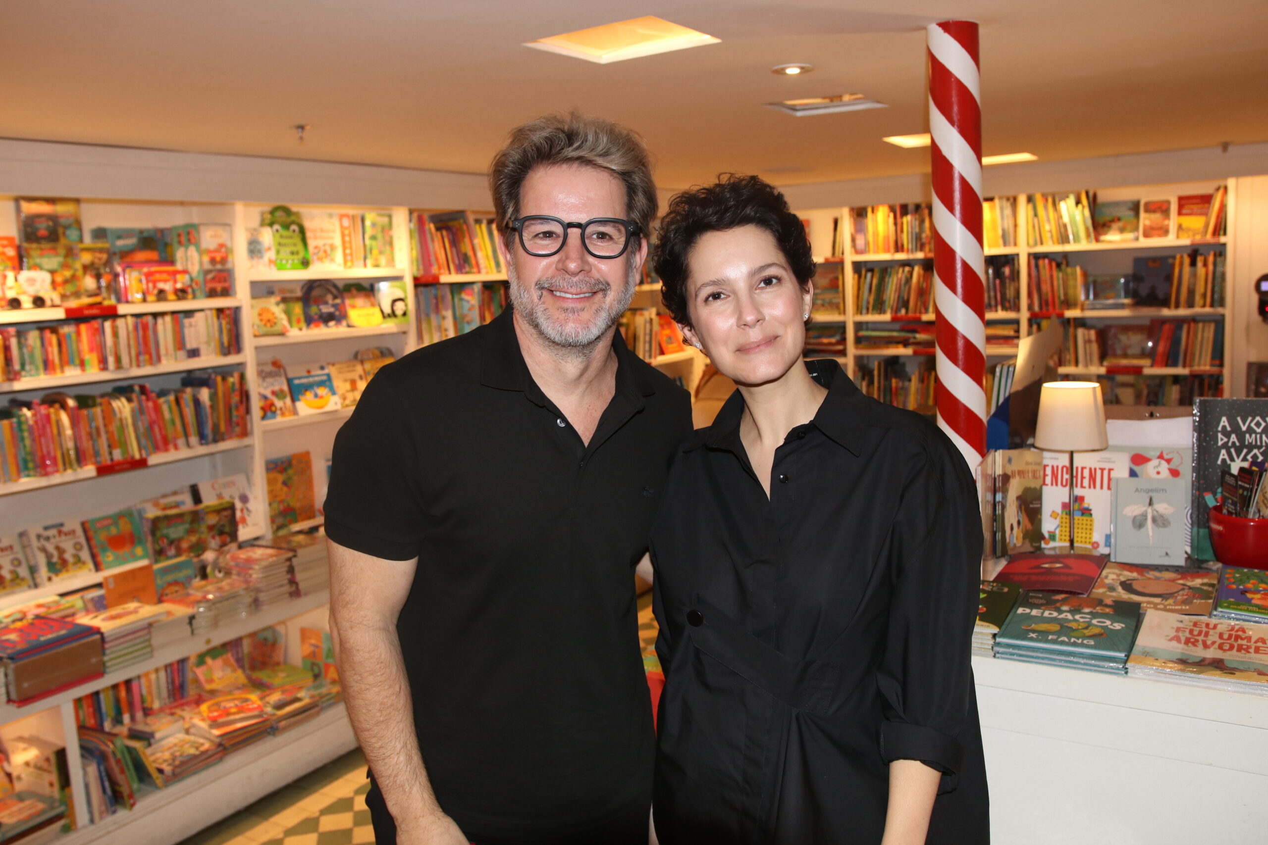 Murilo Benício e Cecília Malan - Foto: Rogério Fialgo / AgNews