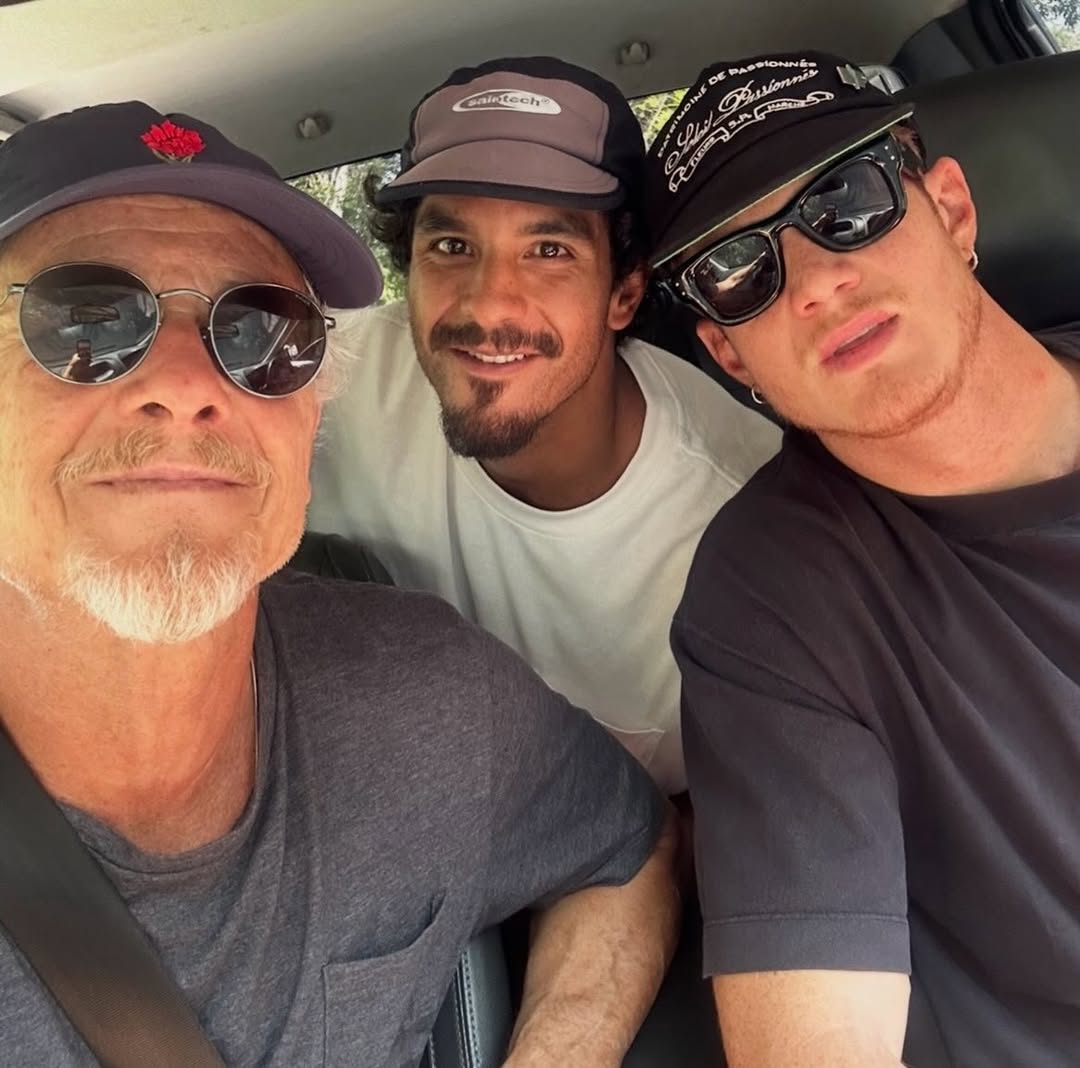 Marcello Novaes com os filhos, Diogo e Pedro - Foto: Reprodução / Instagram @marcellonovaresreal