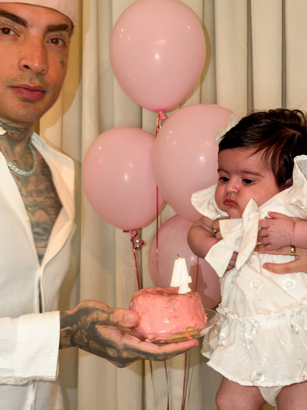 MC Guimê e Fernanda Stroschein celebram 4 meses da filha - Foto: Reprodução / Instagram @mcguime
