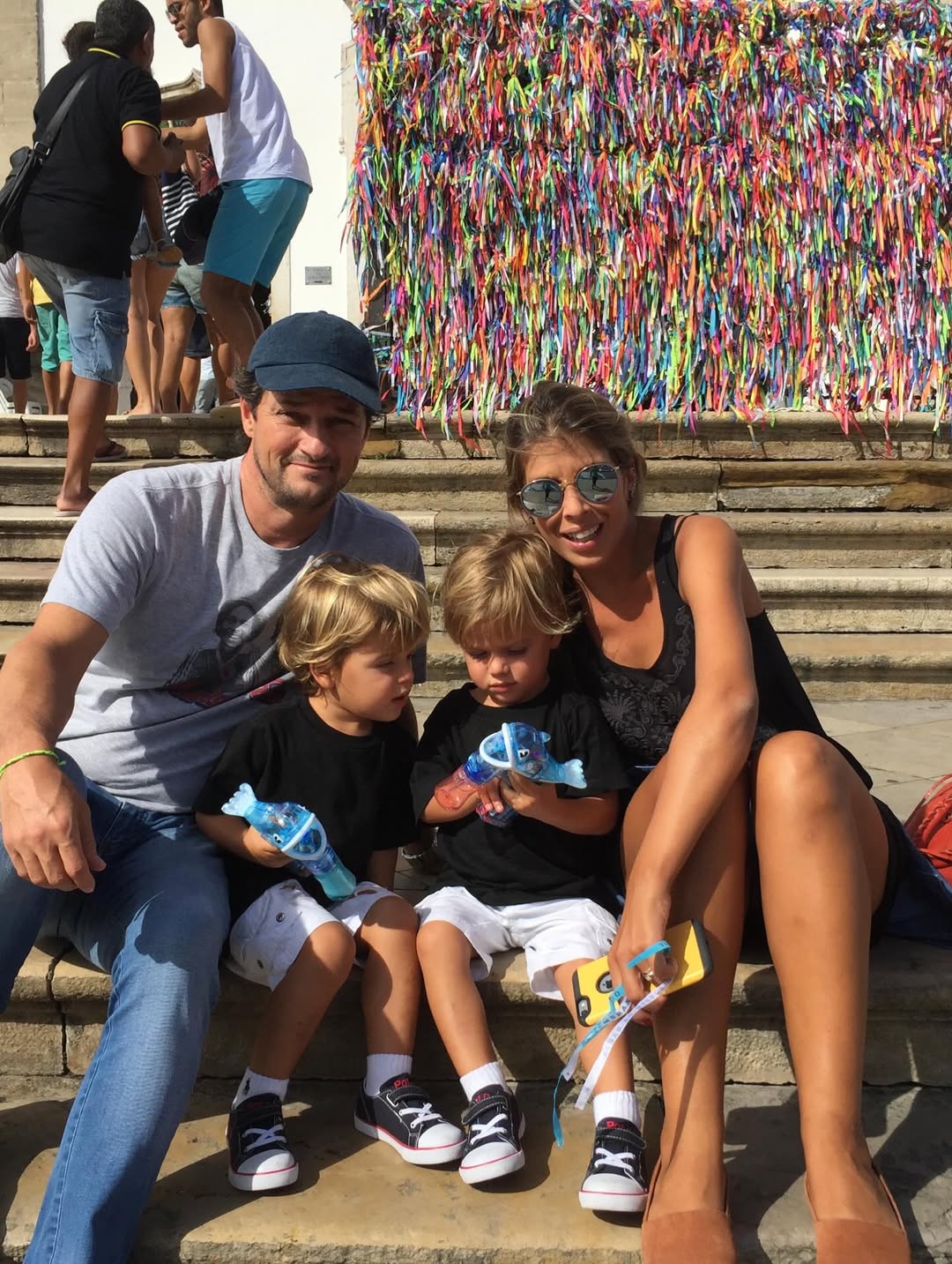 Marcelo Serrado celebra aniversário dos filhos gêmeos, Felipe e Guilherme — Foto: Reprodução/ Instagram
