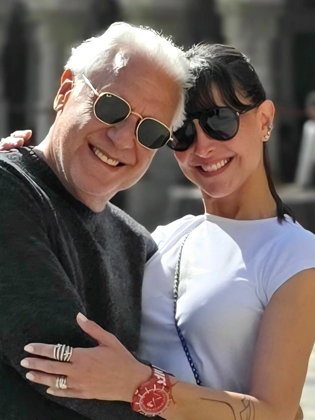 Antônio Fagundes e a esposa — Foto: Reprodução/Instagram @antoniofagundes