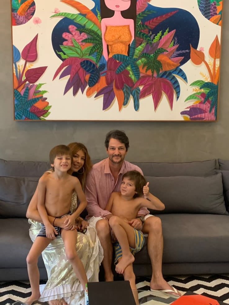 Marcelo Serrado celebra aniversário dos filhos gêmeos, Felipe e Guilherme — Foto: Reprodução/ Instagram