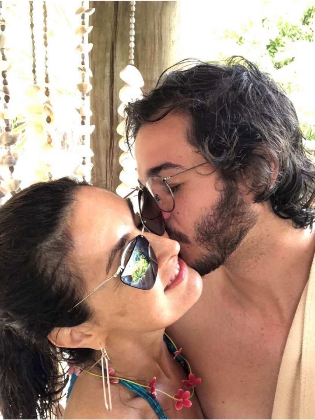 Fátima Bernardes com Túlio Gadelha — Foto: Reprodução Instagram @fatimabernardes