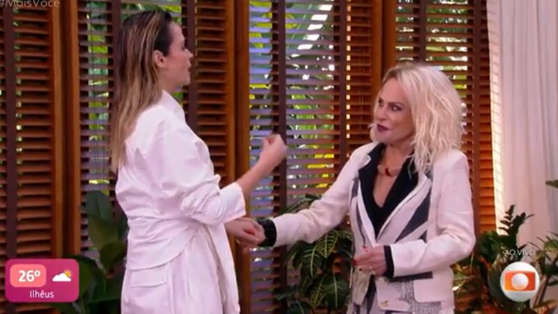 Saiba quanto custa o look branco que Ana Paula Renault usou no Mais Você