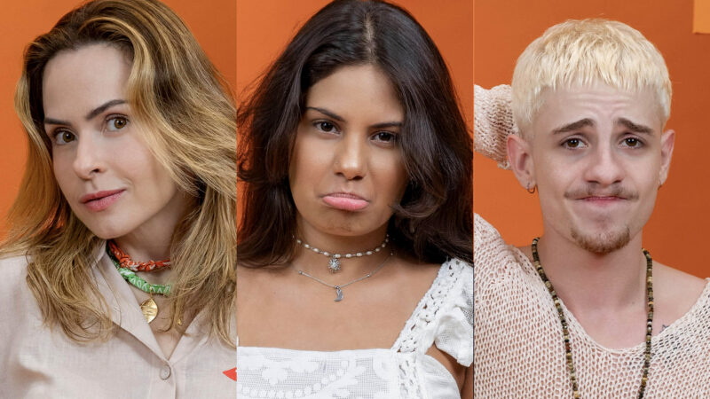 BBB 26: Ana Paula, Gabriela e Juliano estão no paredão
