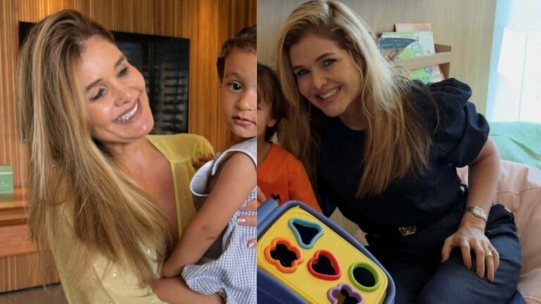 Aos 51 anos, Andréa Mota, viúva de Leandro, celebra os 3 anos do filho caçula: ‘Nosso anjo’