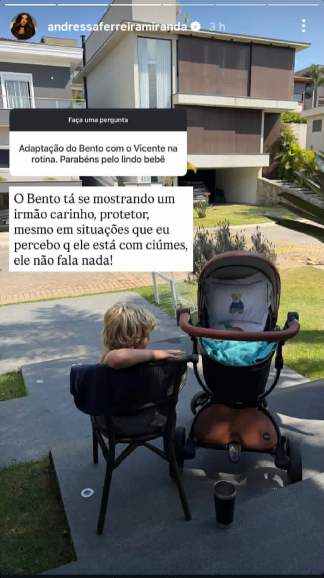 Andressa Ferreira fala sobre adaptação de Bento com o irmão caçula