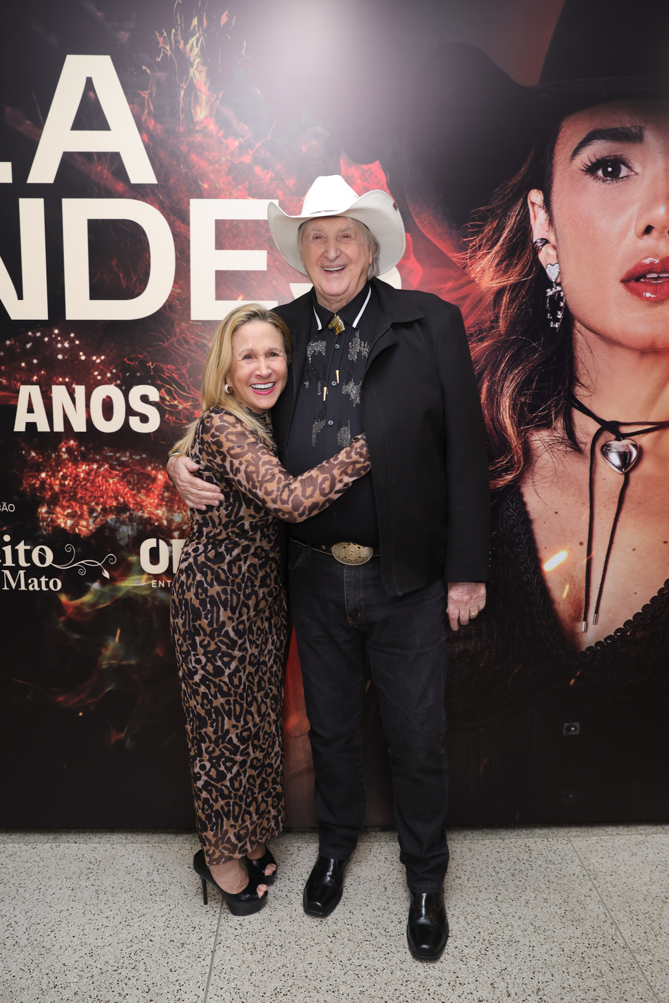 Ângela Márcia e Sérgio Reis - Foto: Lucas Ramos / Brazil News