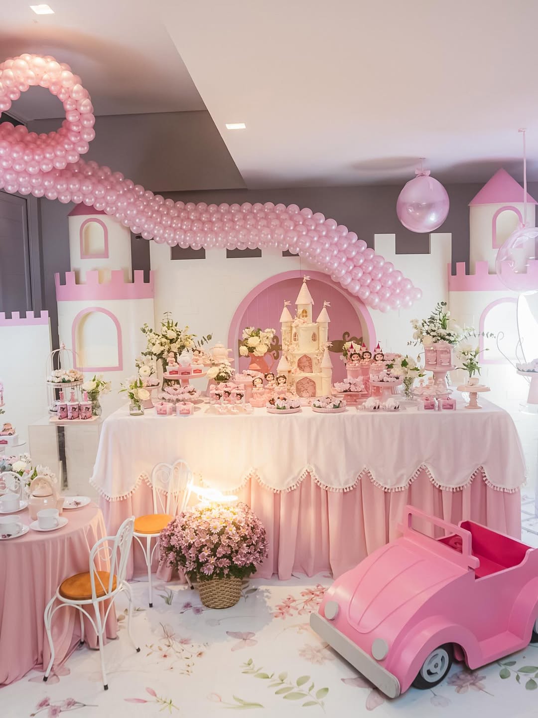Festa de aniversário de 2 anos de Bebela, filha caçula de Fabiano Menotti - Foto: Reprodução / Instagram @gabymenotti @leobenfica