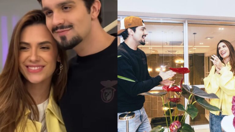 Esposa de Luan Santana celebra aniversário de 32 anos antecipado com bolo elegante