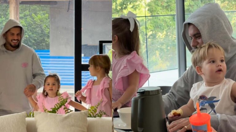 Aniversário de Zé Felipe: veja o café da manhã especial do cantor com os filhos