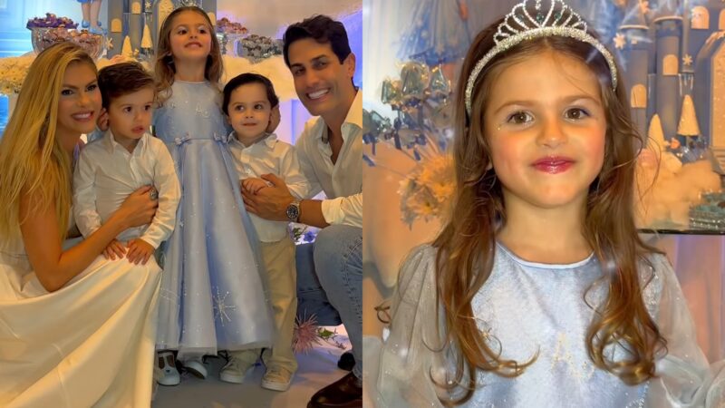 Filha de Bárbara Evans ganha festa luxuosa em seu aniversário de 4 anos