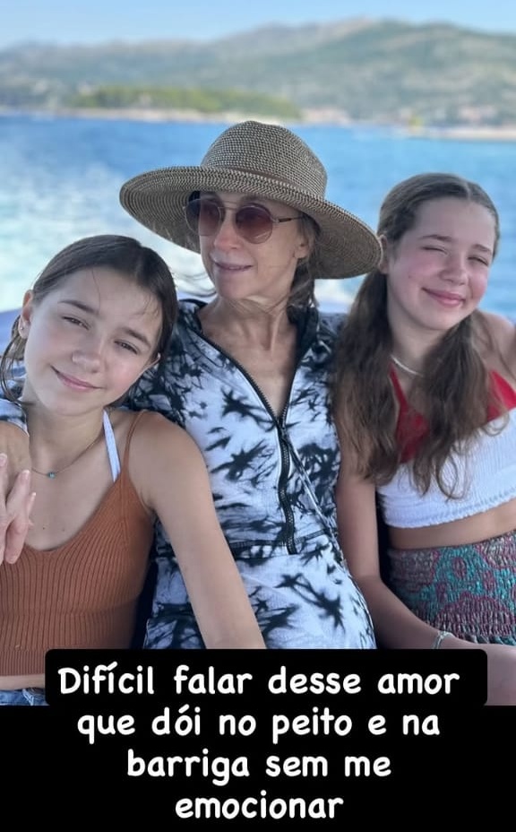 Betty Gofman com as filhas