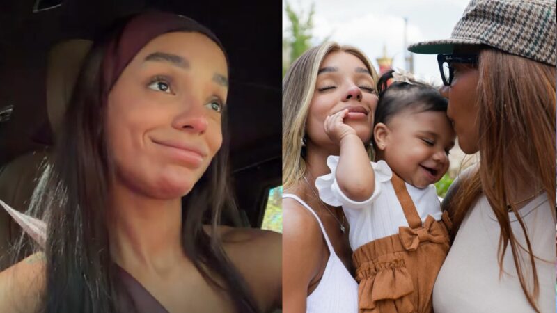 Prestes a completar um ano, filha de Brunna e Ludmilla vive nova fase: ‘Ninguém segura’