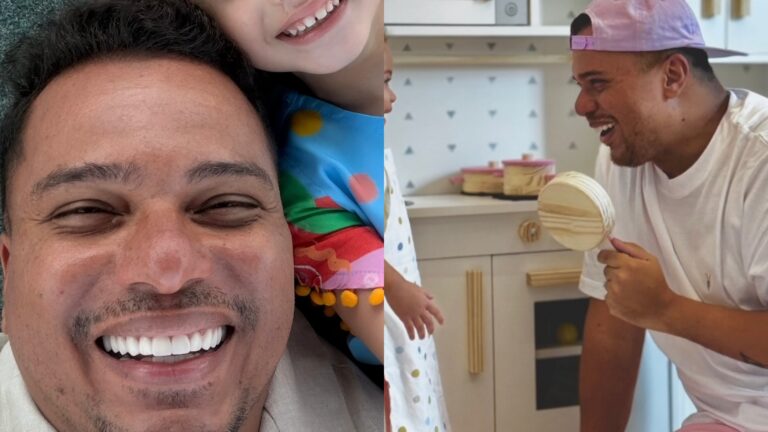 Bruno Cardoso, do Sorriso Maroto, encanta ao postar fotos raras no aniversário de 4 anos da filha