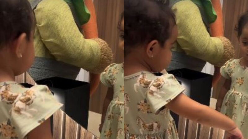 Com 1 ano, filha de Zezé Di Camargo e Graciele Lacerda protagoniza momento divertido com descoberta