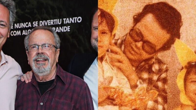Danton Mello e Selton Mello com o pai, Dalton Mello – Foto: Victor Chapetta/BrazilNews | Reprodução/Instagram