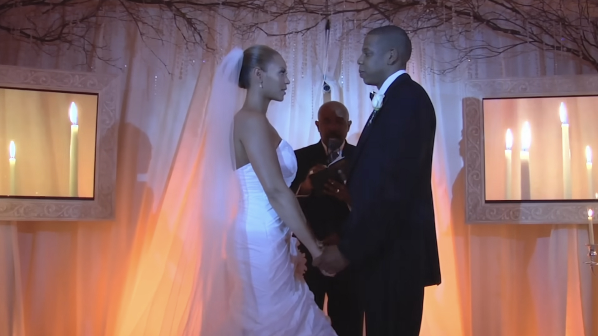 Casamento de Beyoncé e Jay-Z - Foto: Reprodução / YouTube