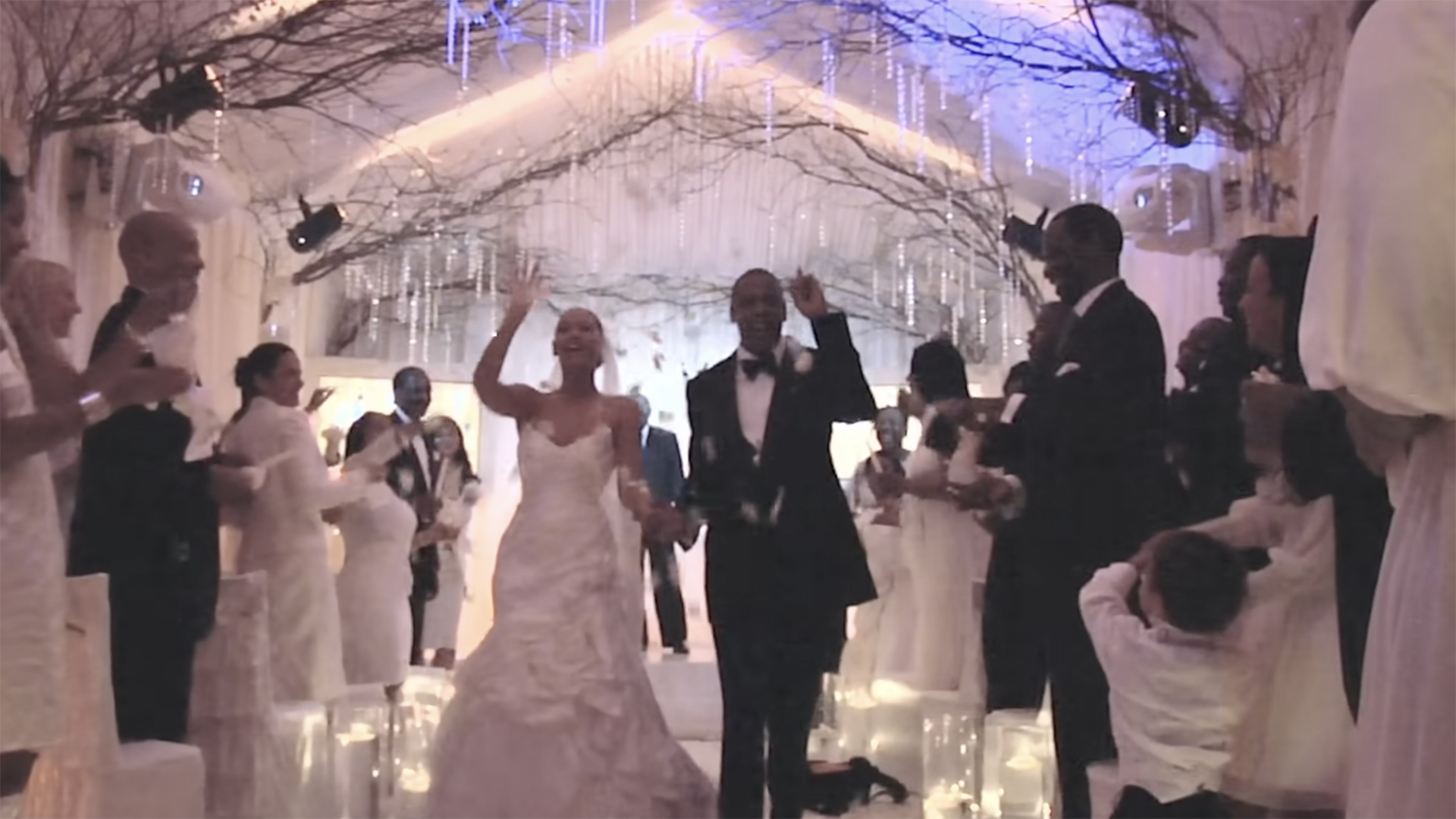 Casamento de Beyoncé e Jay-Z - Foto: Reprodução / YouTube