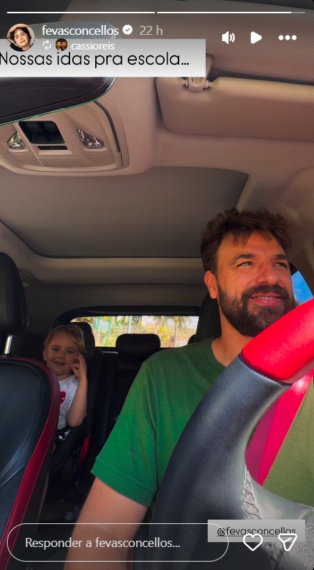 Cássio Reis com o filho caçula, Romeo - Foto: Reprodução / Instagram @cassioreis
