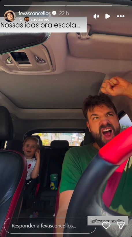 Cássio Reis com o filho caçula, Romeo - Foto: Reprodução / Instagram @cassioreis