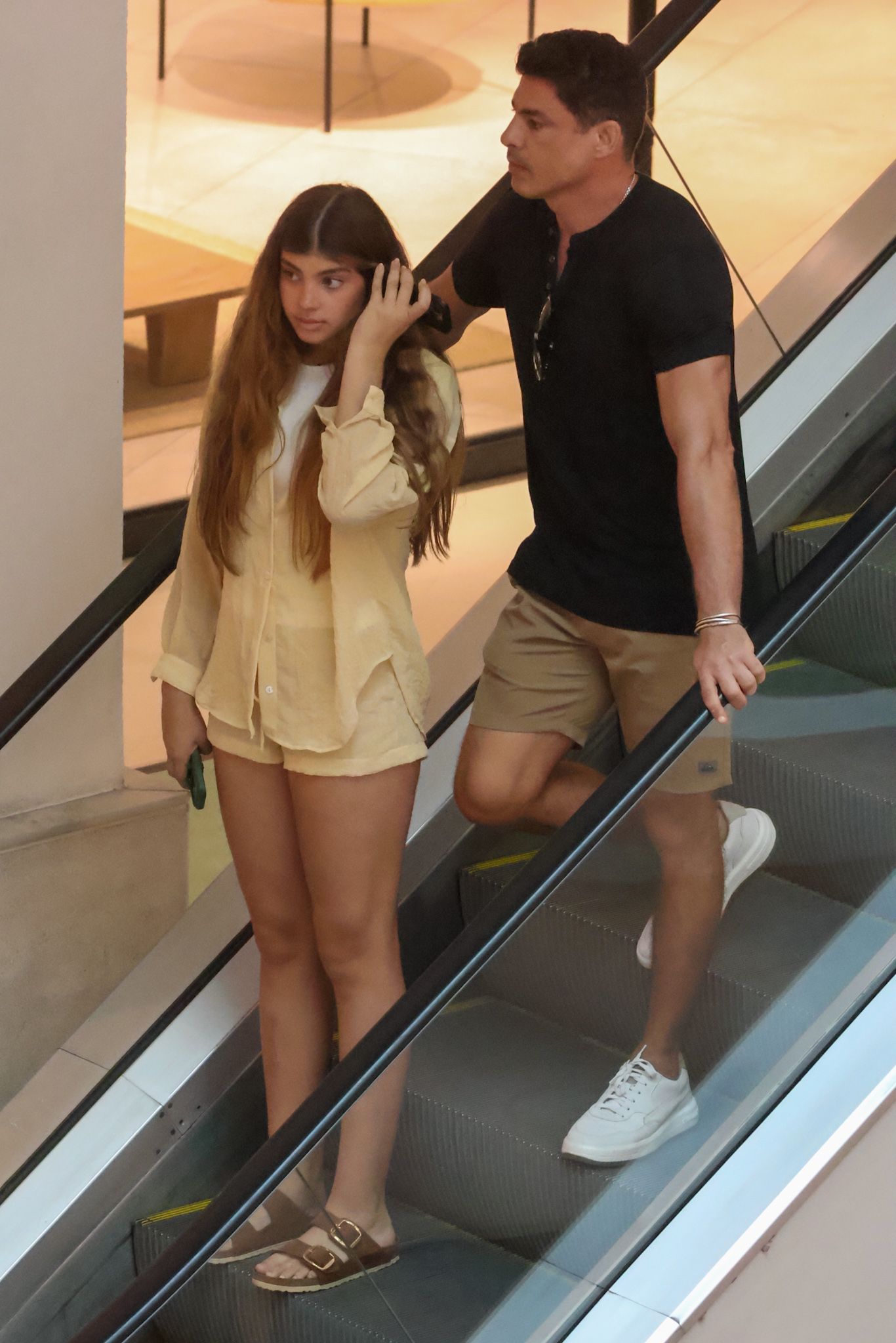 Cauã Reymond com a filha