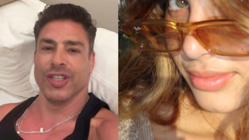 Cauã Reymond se admira com a aparência da filha
