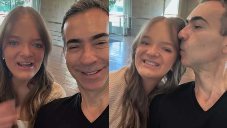 César Tralli celebra presença de Rafaella Justus na Páscoa: ‘Paidrasto realizado’