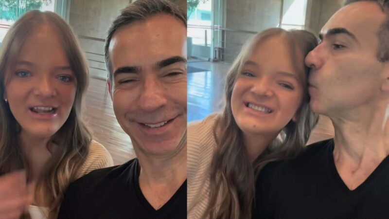 César Tralli celebra presença de Rafaella Justus na Páscoa: ‘Paidrasto realizado’