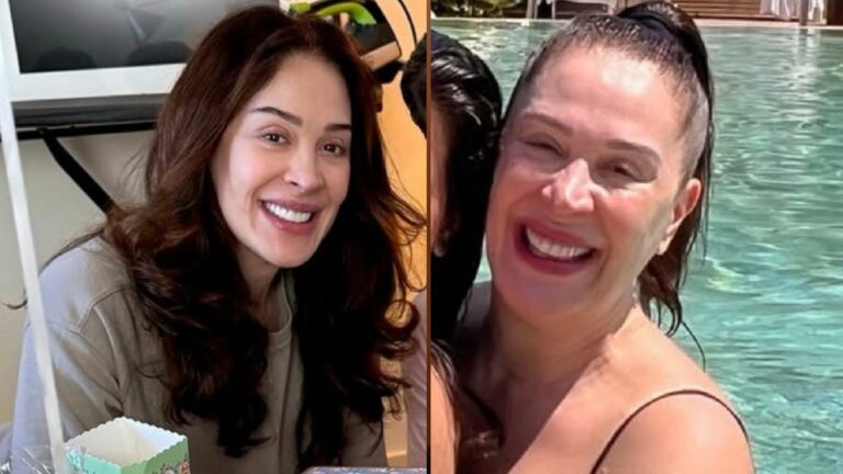 Claudia Raia confessa ao falar sobre os filhos de 29 e 23 anos: ‘Dá um alívio…’