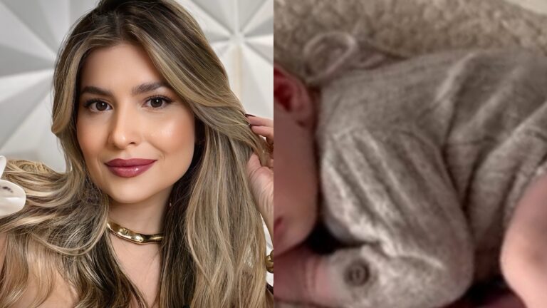 Claudia Melo encanta ao mostrar fotos inéditas do filho recém-nascido: ‘Meu Milagre’