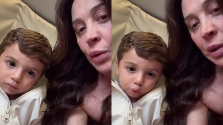 Aos 3 anos, filho de Claudia Raia encanta durante conversa sobre viagem