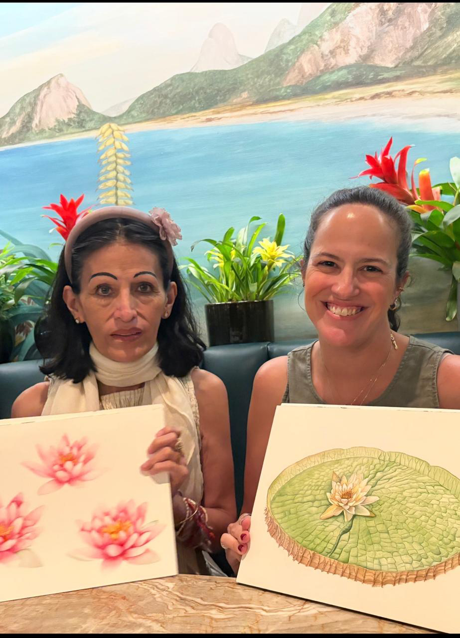 Condessa Isabel de Mauleon de Bruyeres com a princesa María Francisca de Orleans e Bragança - Foto: Divulgação