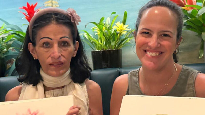 Condessa Isabel de Mauleon de Bruyeres com a princesa María Francisca de Orleans e Bragança - Foto: Divulgação