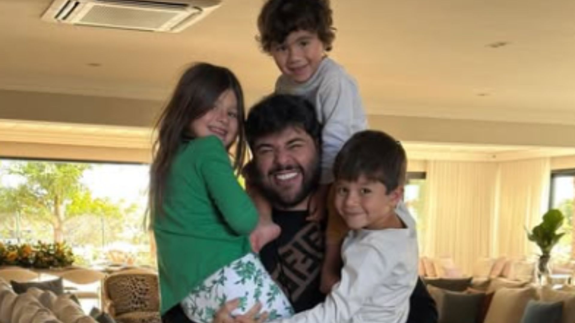 Cristiano e filhos - Foto: Reprodução/Instagram