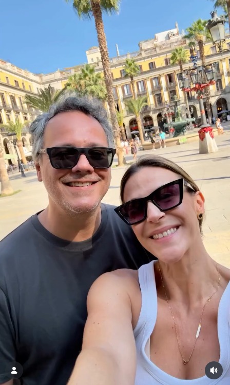 Danton Mello com a esposa, Sheila Ramos - Foto: Reprodução / Instagram @ramosheila