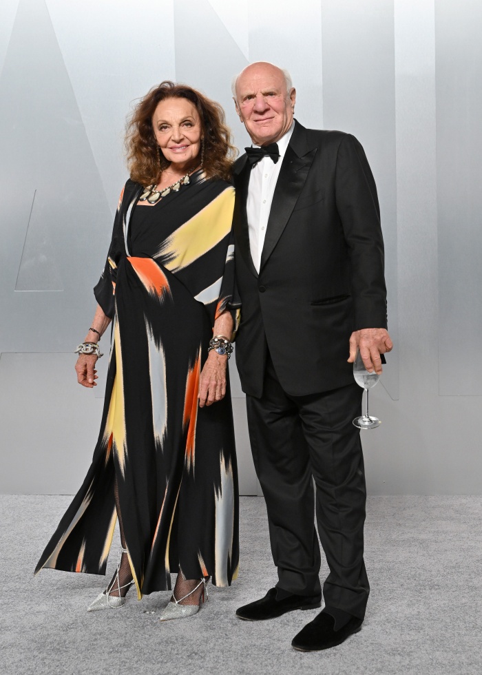 Diane von Furstenberg e o marido, Barry Diller