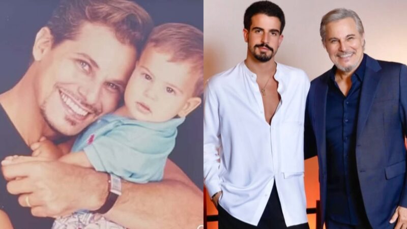 Edson Celulari posta fotos raras no aniversário de 29 anos de Enzo Celulari