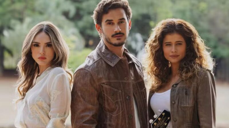 Isabelle Drummond, Filipe Bragança e Isadora Cruz em Coração Acelerado - Foto: Globo/Manoela Mello