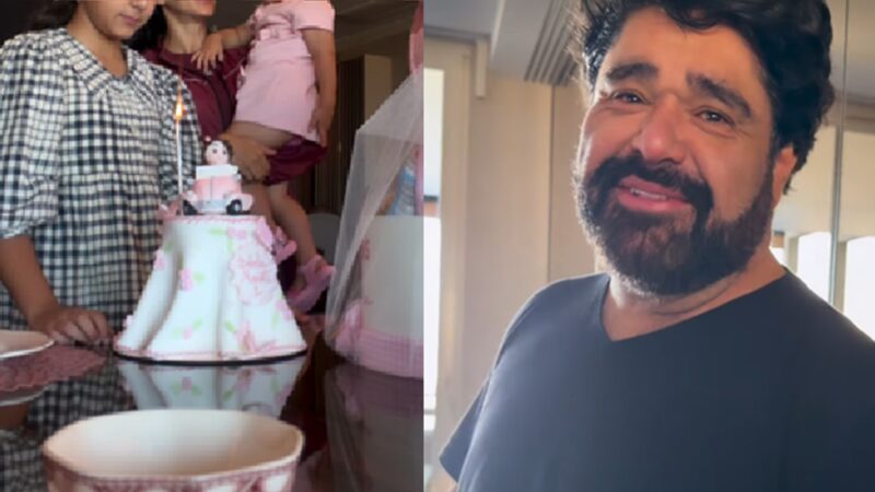 Aos 2 anos, filha de Fabiano Menotti rouba a cena ao ganhar surpresa de aniversário: ‘Que fofura’